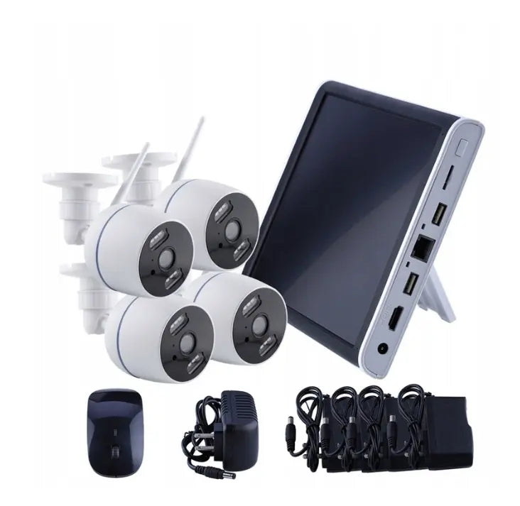 KOMPLET VIDEO NADZOR KIT-N814W30-W 4 KAMERE 3MPX LedSrbija